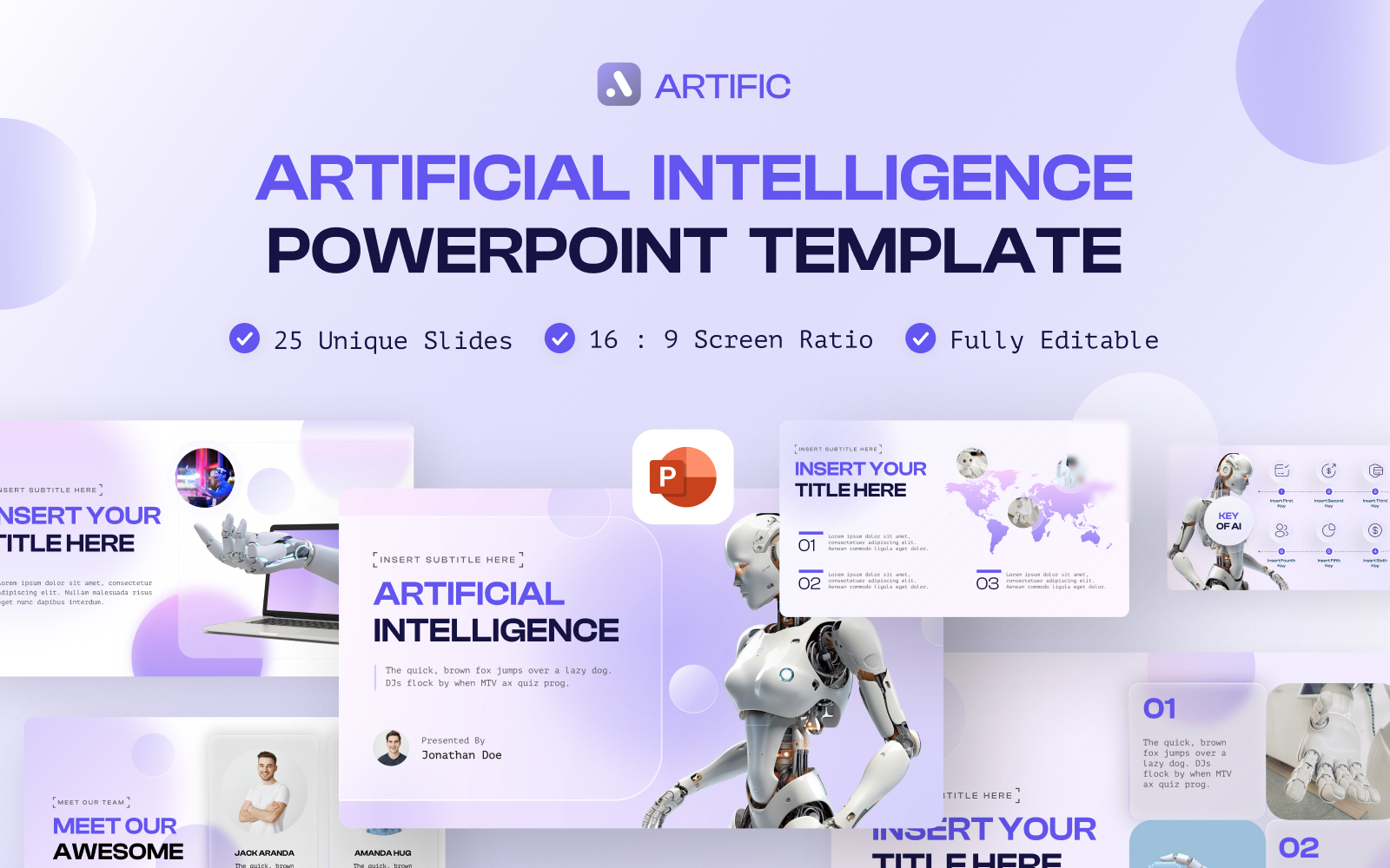 Artific - AI PowerPoint Presentation Template