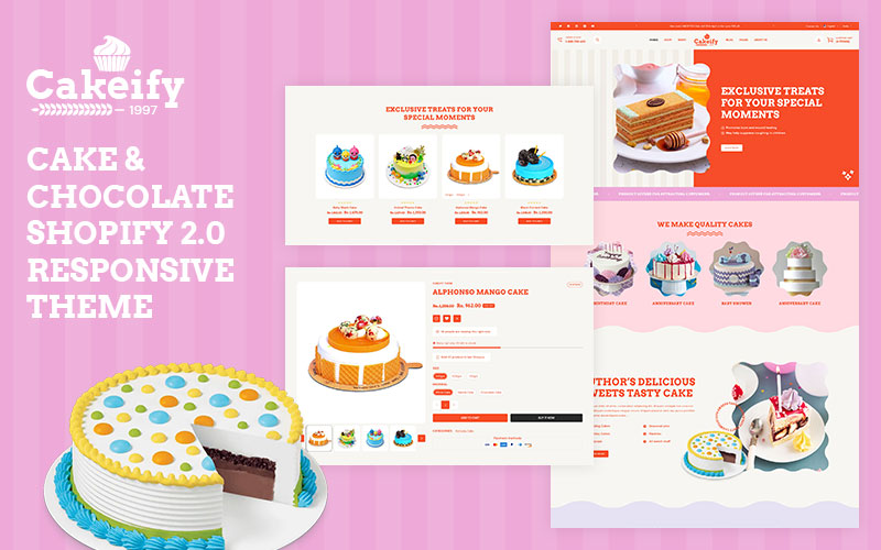 Cakeify- Cake & Chocolate Shopify 2.0 Responsive Theme
