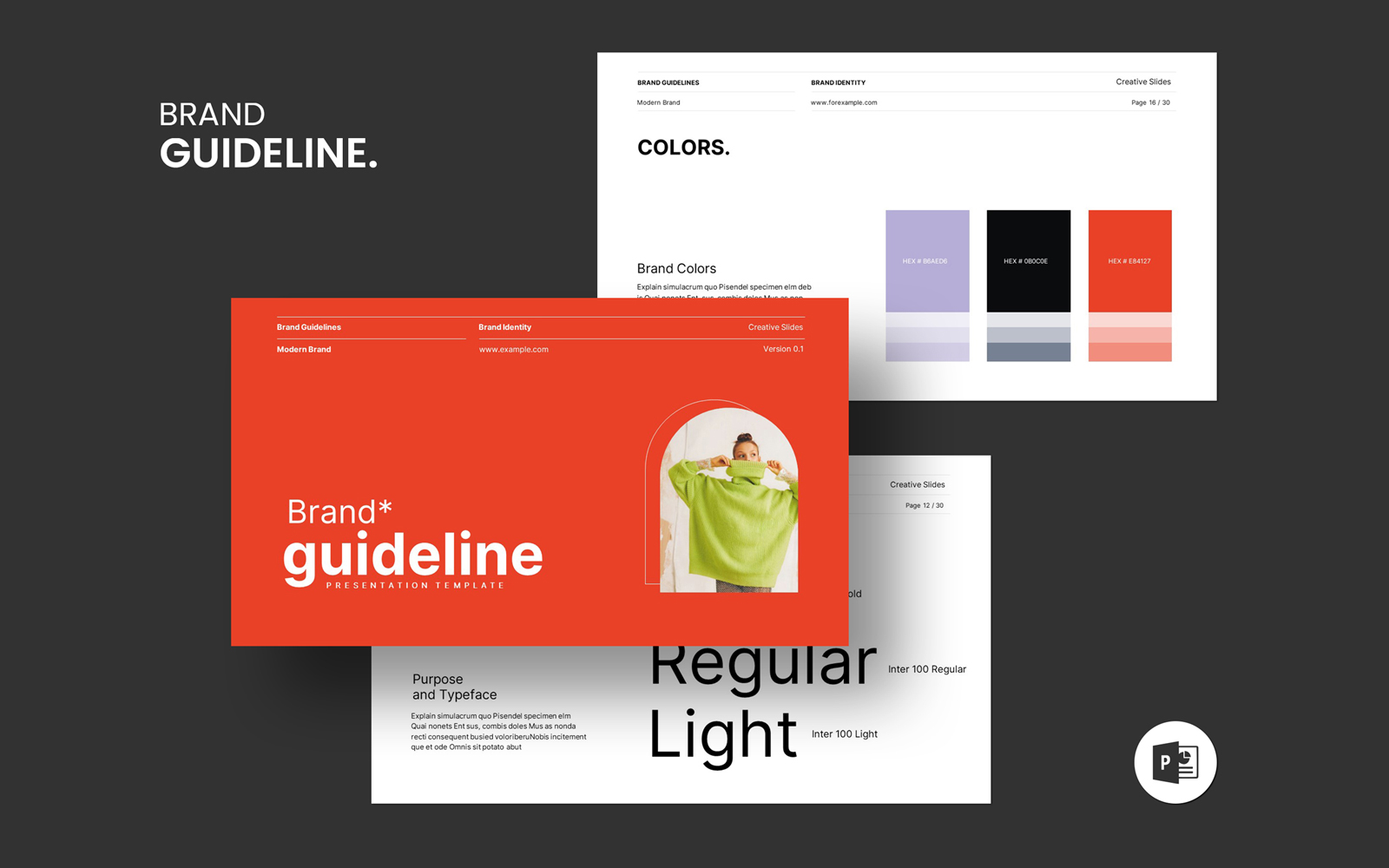Creative Brand Guidelines PowerPoint Template