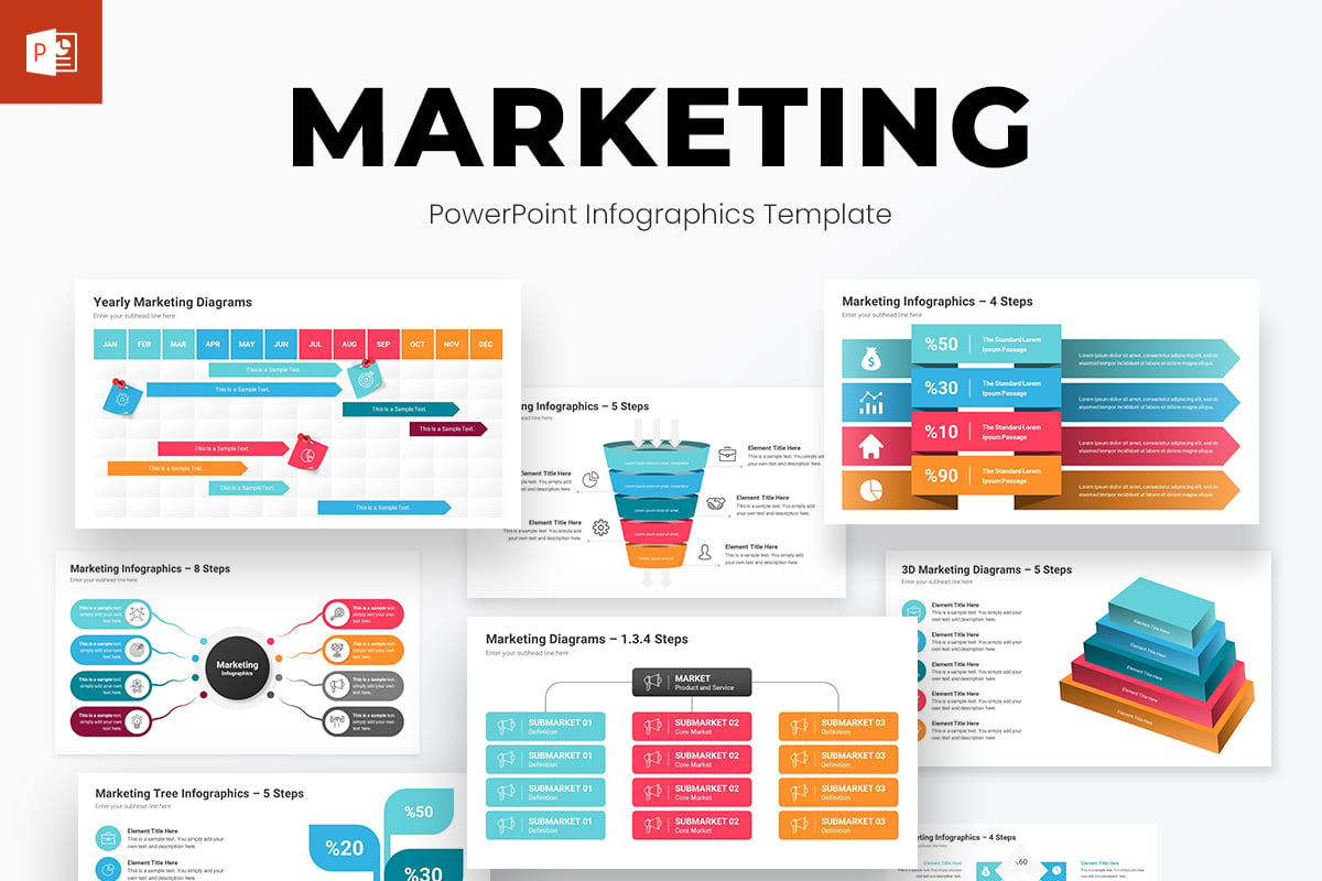 Marketing Infographics PowerPoint Template