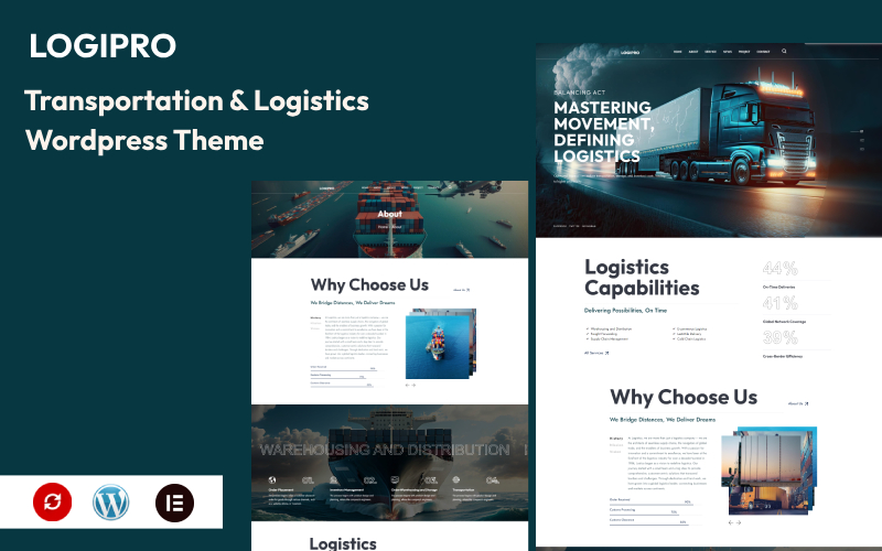 Logipro - Transportation & Logistics Wordpress Theme