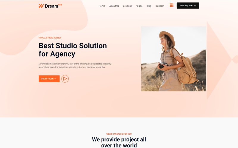 Dreamhub Studio Solution Agency HTML5 Template