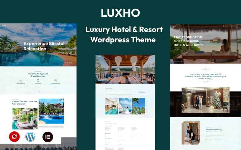 Luxho - Luxury Resort & Hotel Wordpress Theme