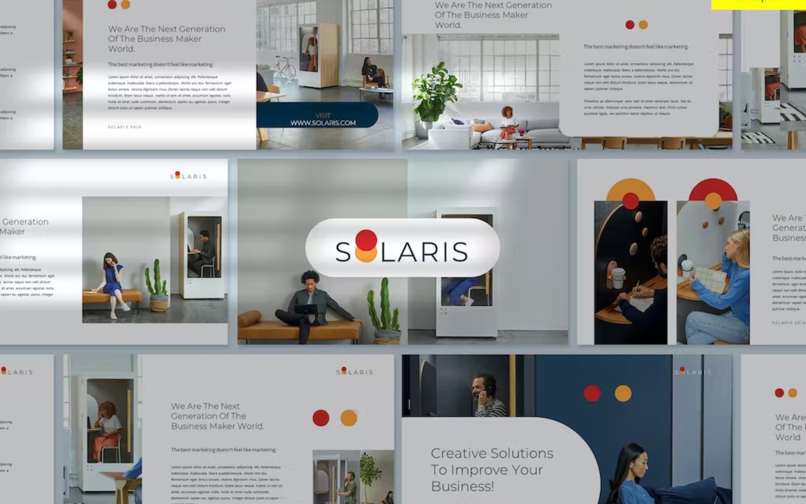 Solaris - Clean & Minimal Powerpoint Template