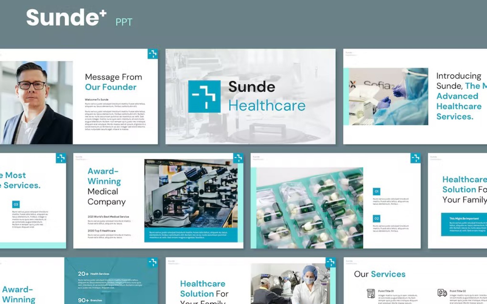 Sunde - Medical Template Powerpoint