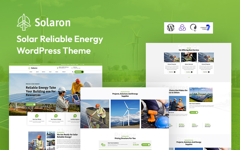 Solaron - Solar Reliable Energy WordPress Theme