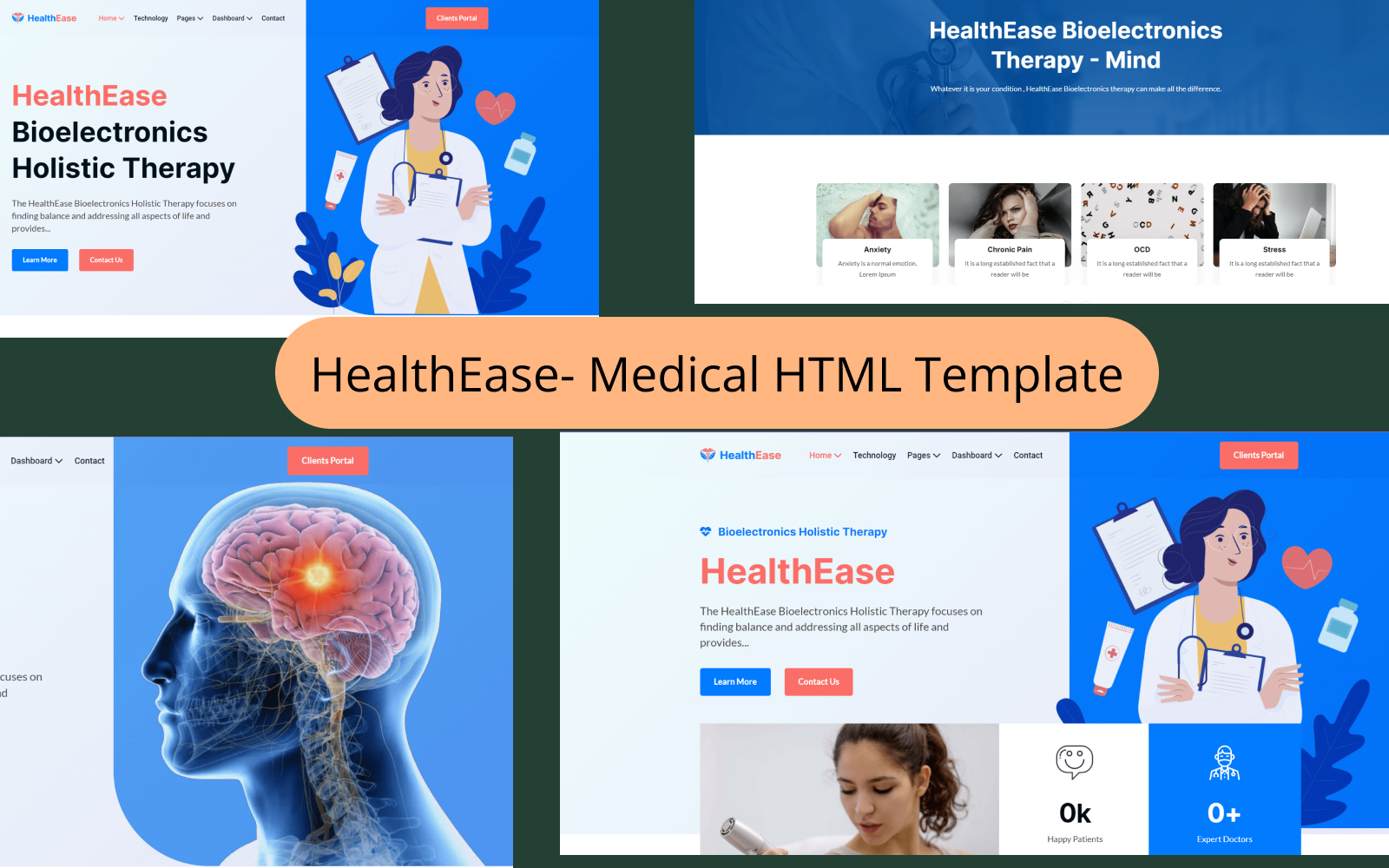 HealthEase- Medical HTML Template