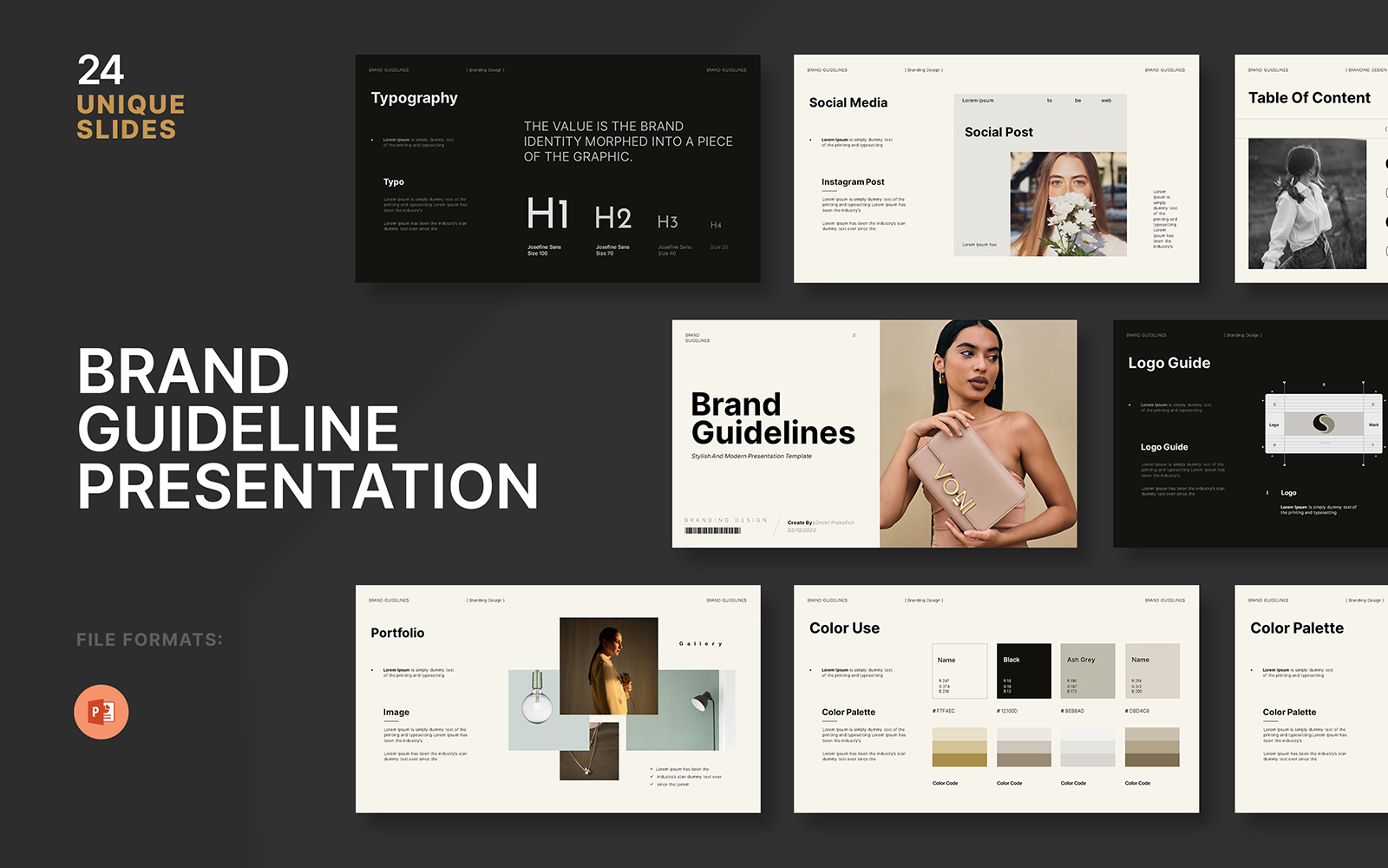 Brand Guideline Poweroint Template
