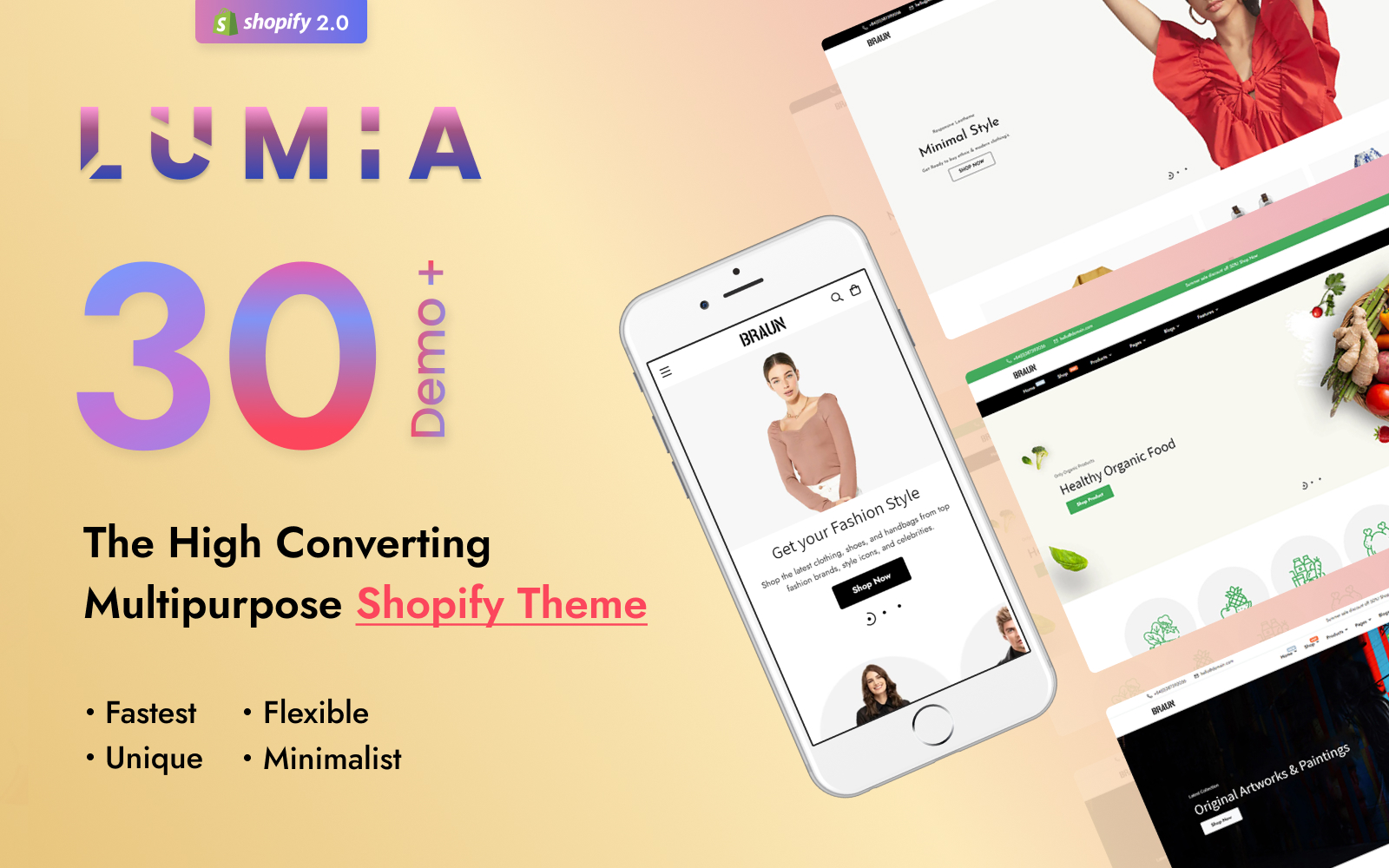 Lumia - Next Generation Multipurpose Shopify Theme OS 2.0