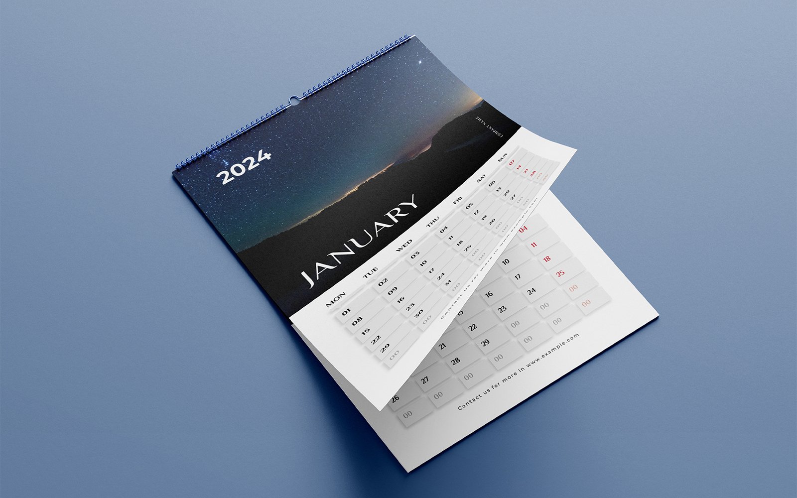 2024 Wall Calendar Template