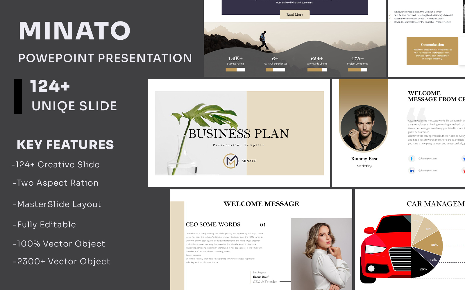 Minato Business PowerPoint Presentation Template