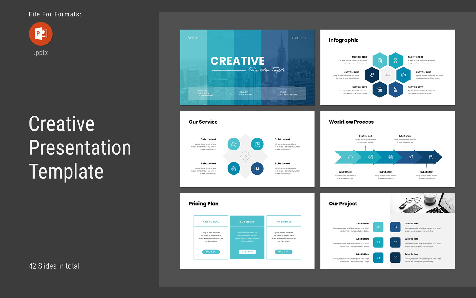 Creative PowerPoint Presentation Layout