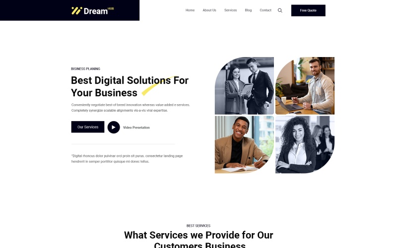 Dreamhub - Corporate Company HTML5 Template