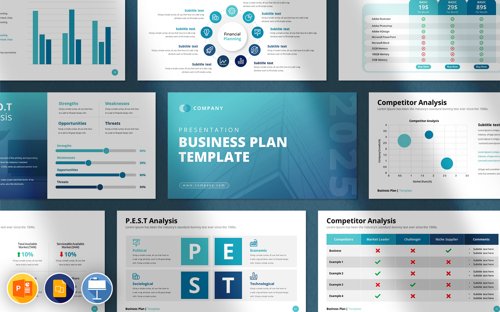 Best Business-Plan PowerPoint Template