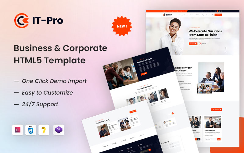 IT-PRO – Business And Corporate HTML5 Template