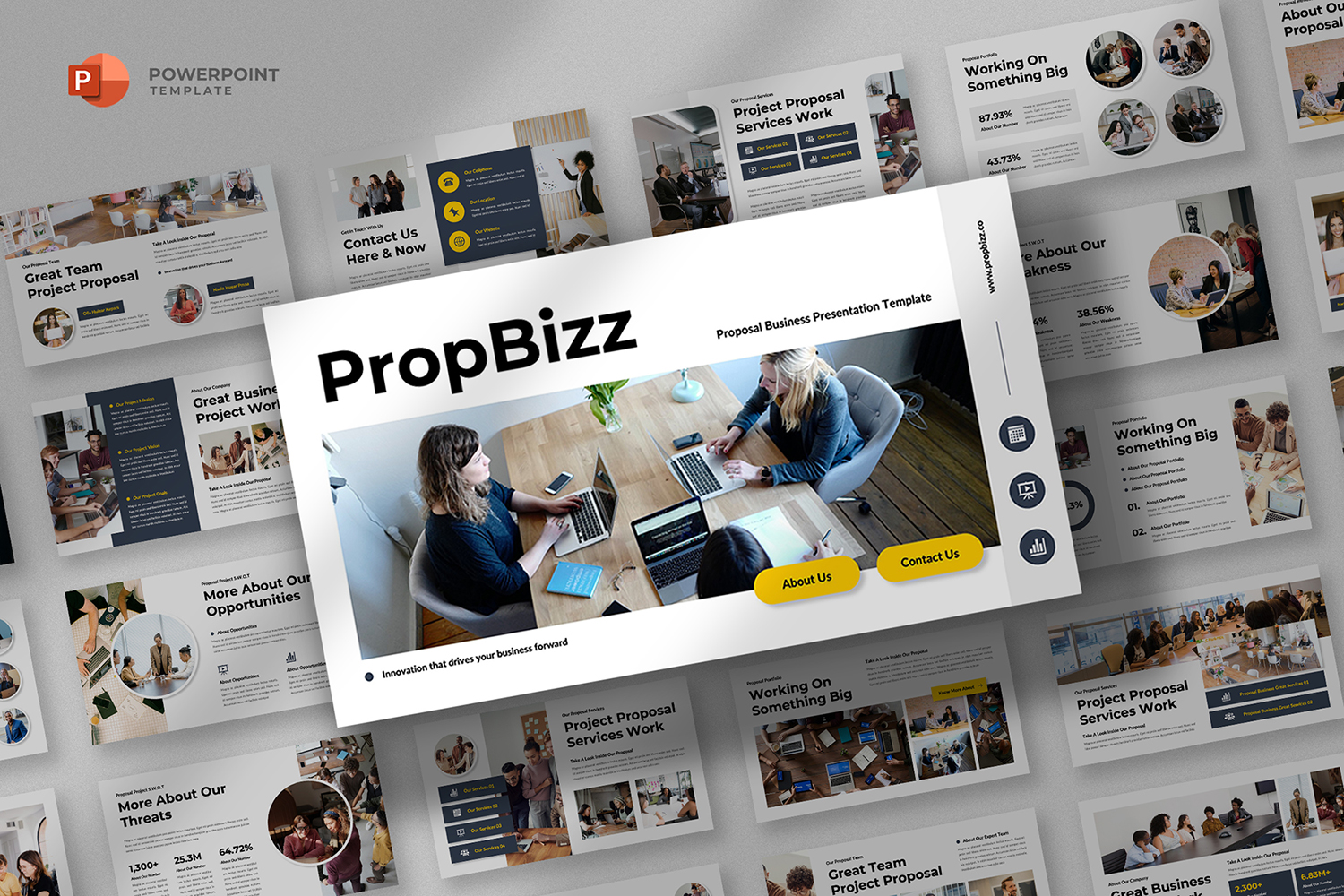 PropBizz - Project Proposal Powerpoint Template