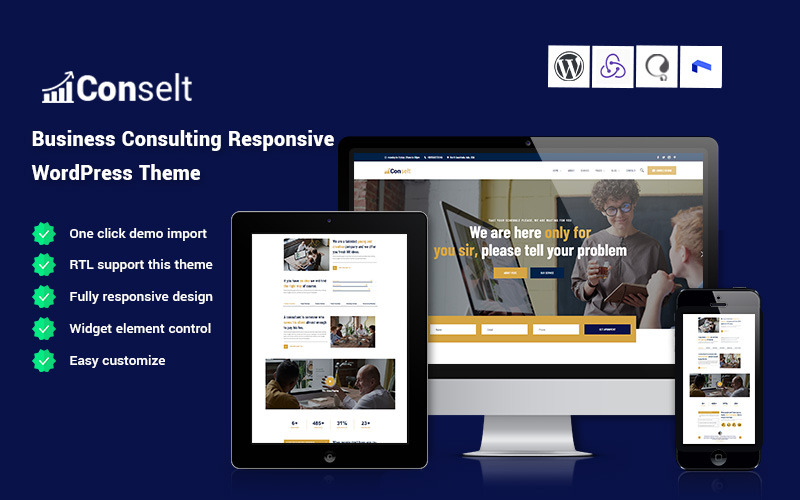 Conselt - Business Consulting  WordPress Theme