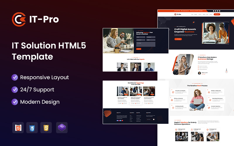 ITPRO – IT Solution HTML5 Website