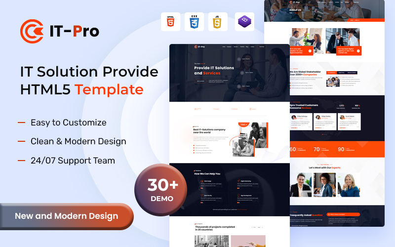 ITPRO – IT Solution and Provide  HTML5 Website