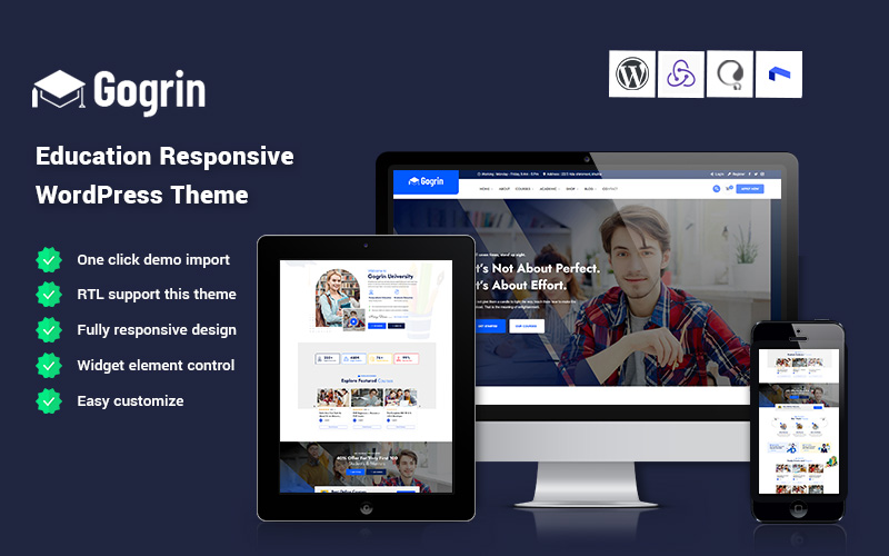 Gogrin - Education WordPress Theme