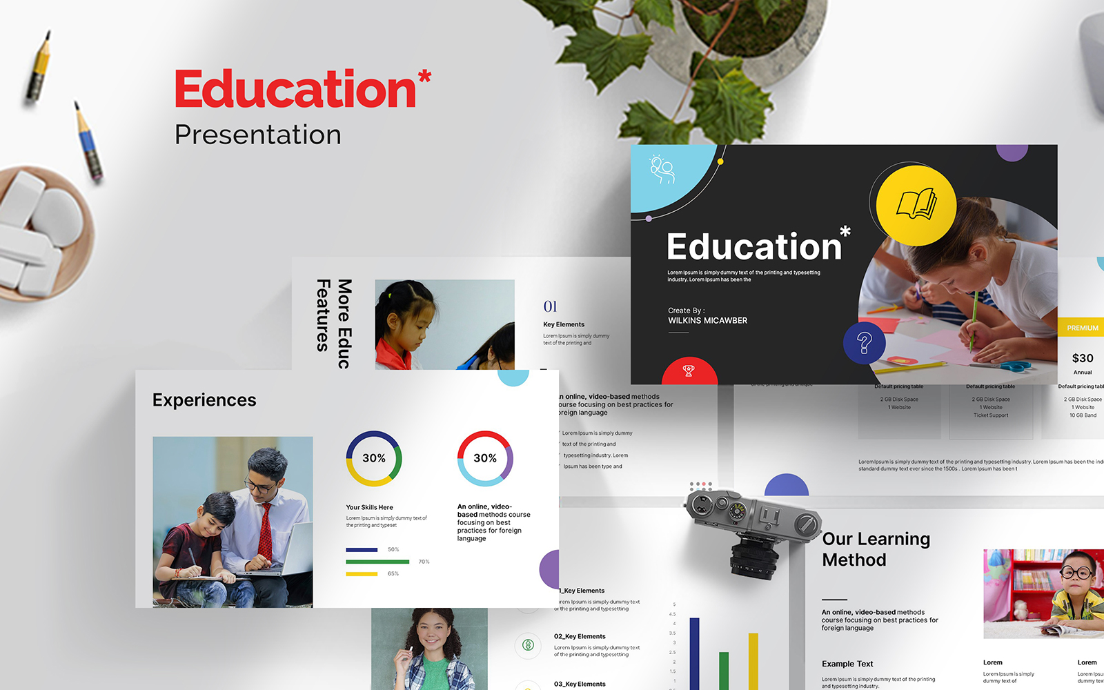 Education Powerpoint Presentation Layout