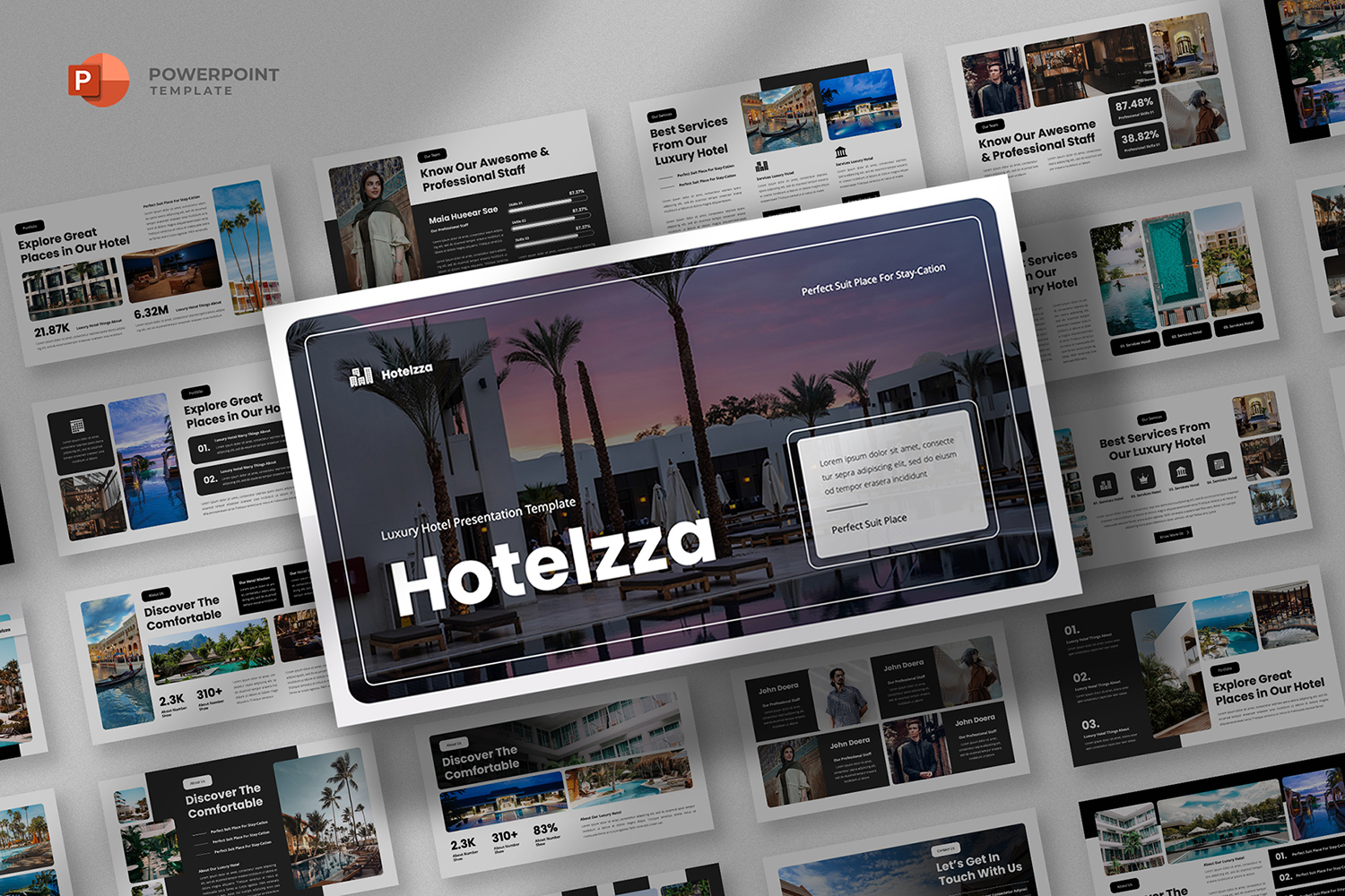 Hotelzza - Luxury Hotel Powerpoint Template
