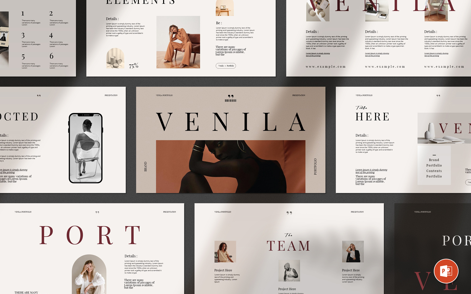 Clean Portfolio PowerPoint Presentation Template