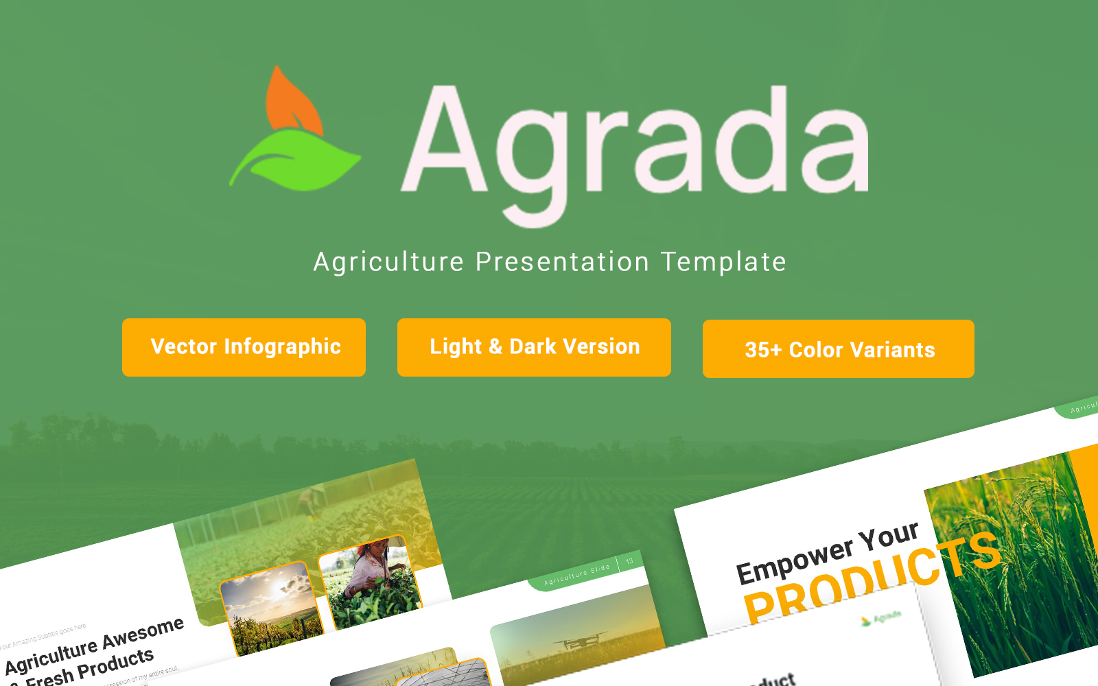 Agrada Agriculture PowerPoint Template