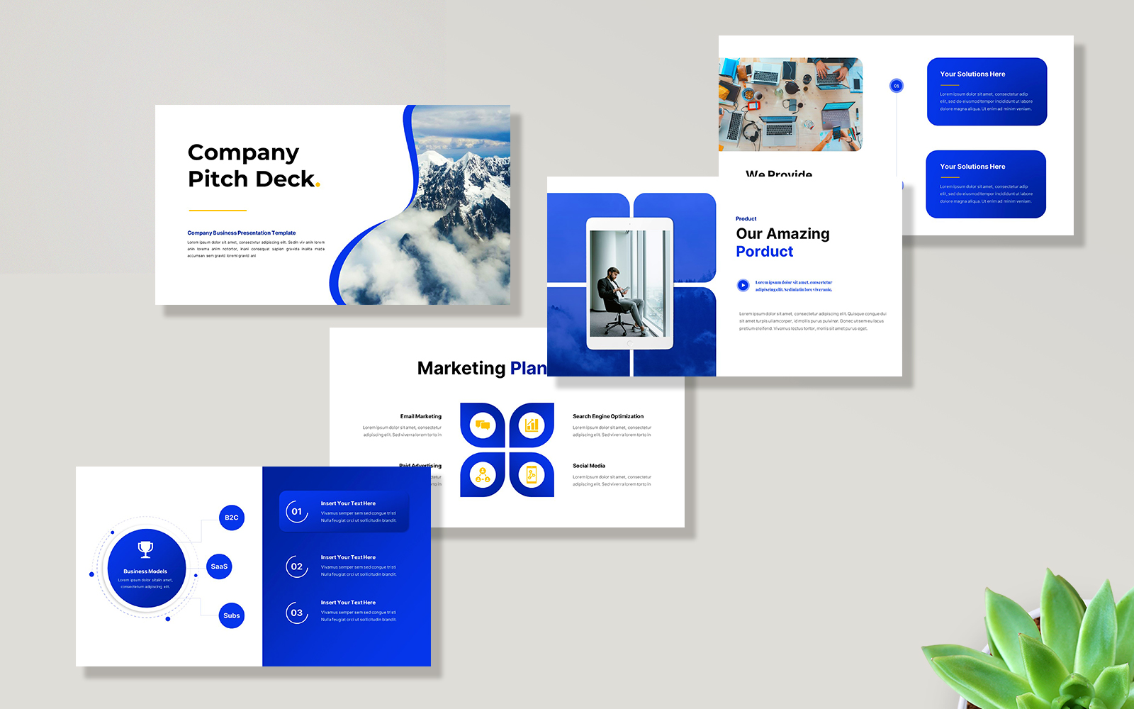 Company Pitch Deck Powerpoint Presentation Template
