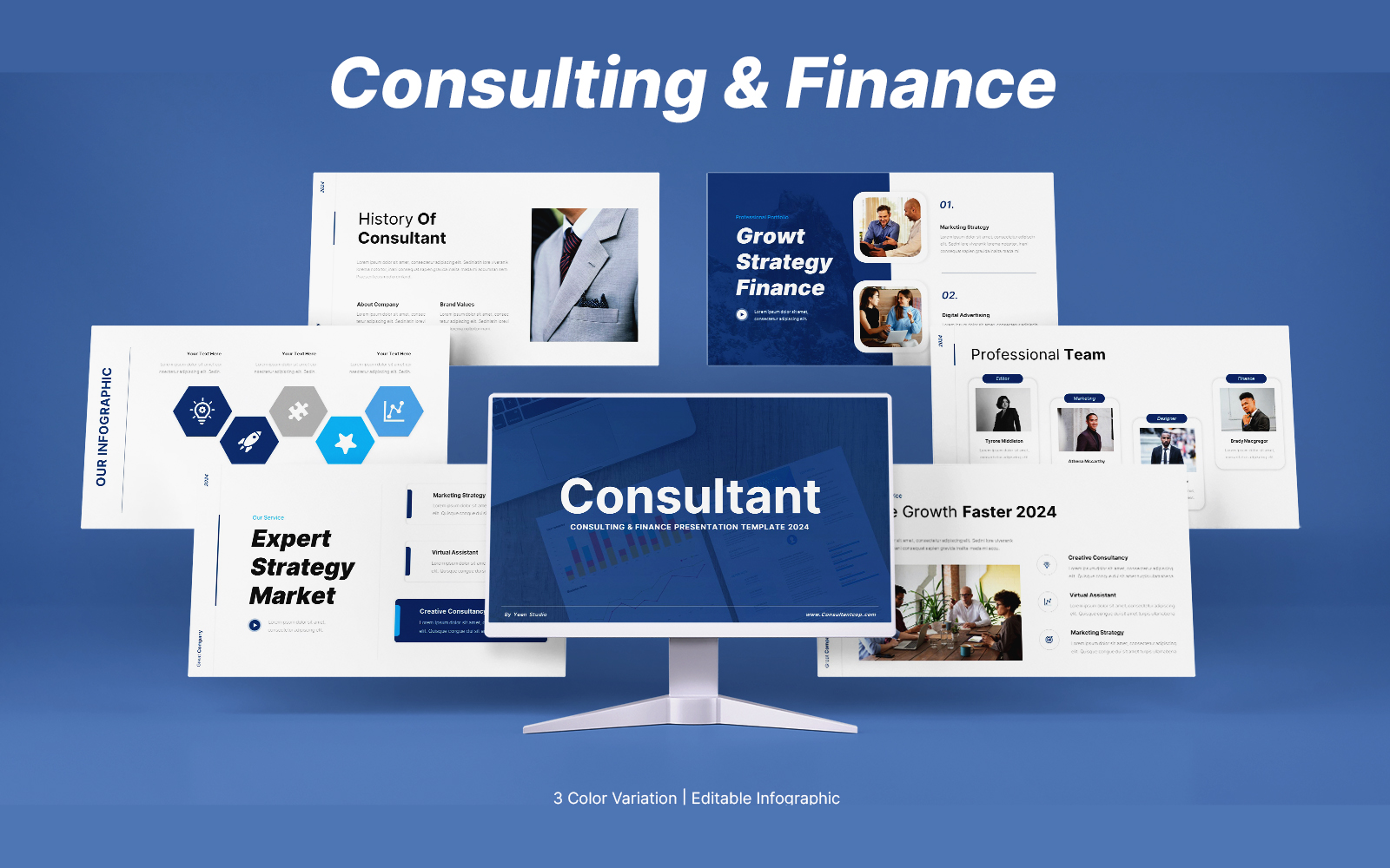 Finance Consulting Powerpoint Template