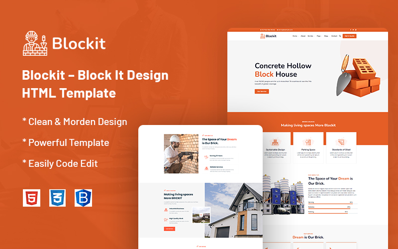 Blockit – Block It Design Website Template