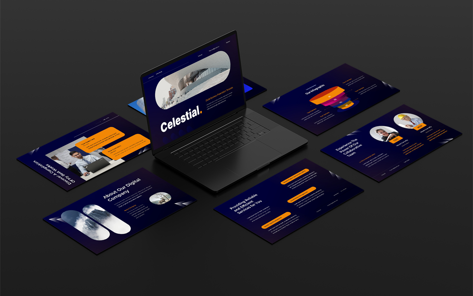 Celestial - Digital Business PowerPoint Template