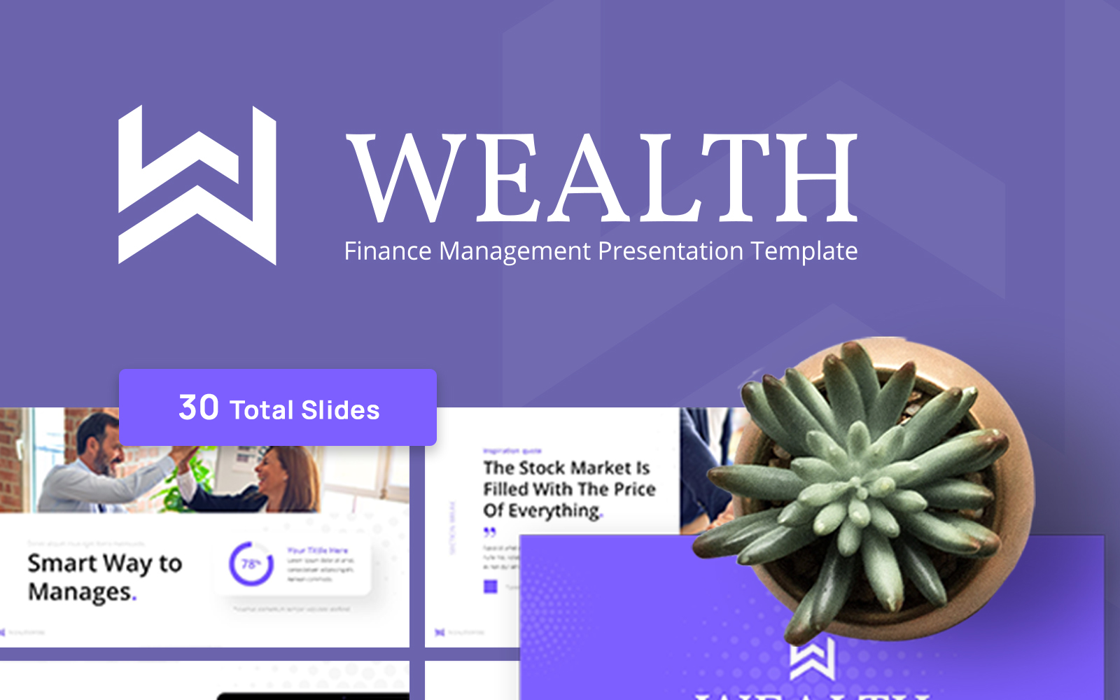 Wealth Finance Management PowerPoint Template