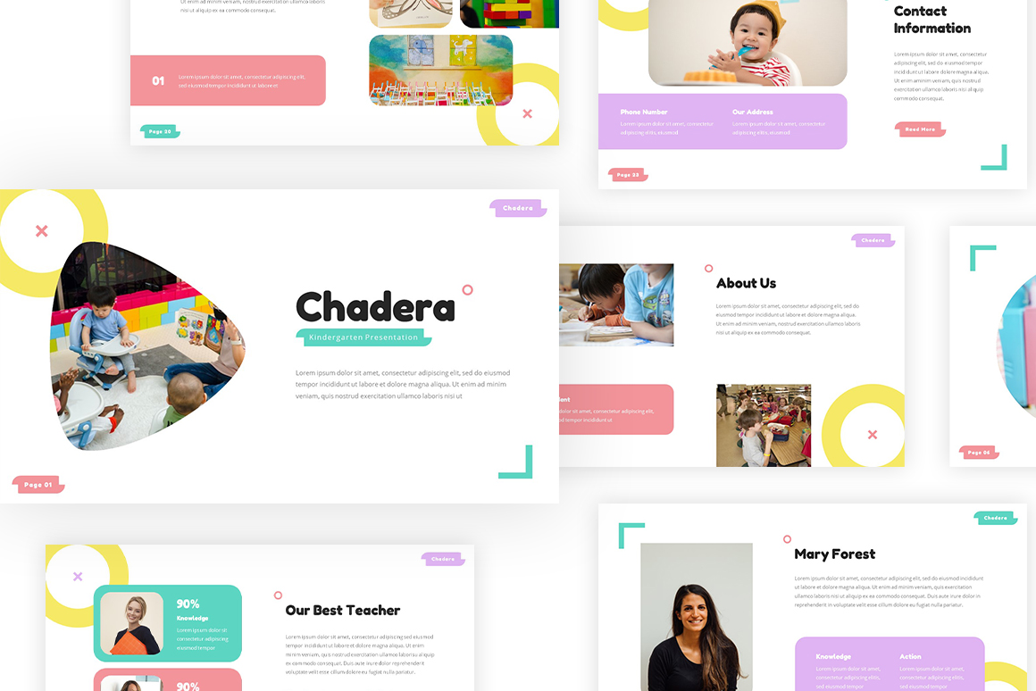 Chadera - Kindergarten Powerpoint Template