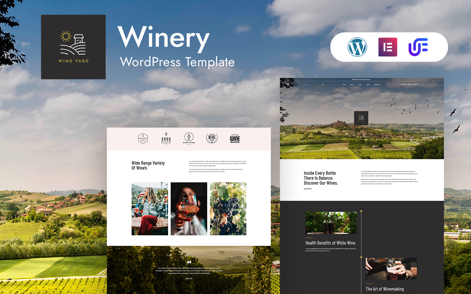 WineYard - Wine And Winery WordPress Theme