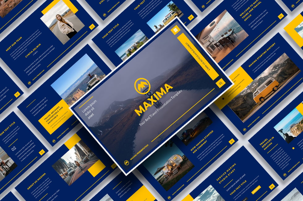 Maxima - Tour And Travel Powerpoint Template