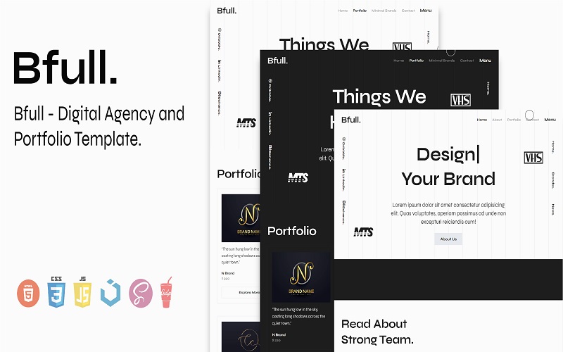 Bfull - Digital Agency and Portfolio Template