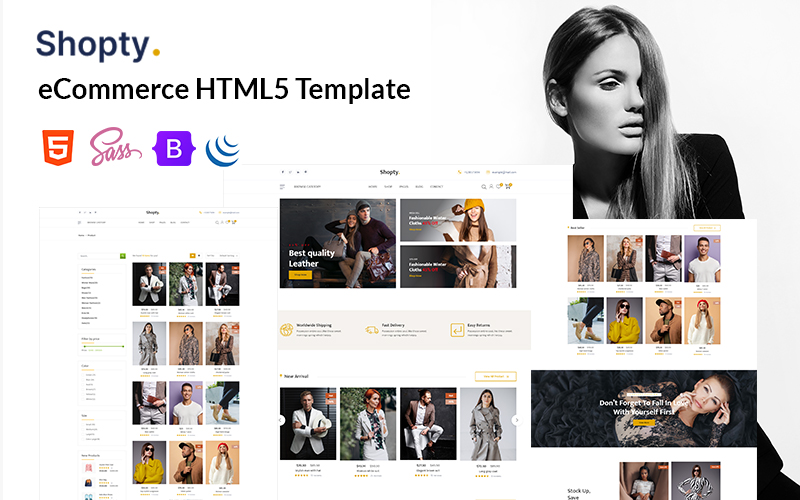 Shopty - eCommerce HTML5 Template