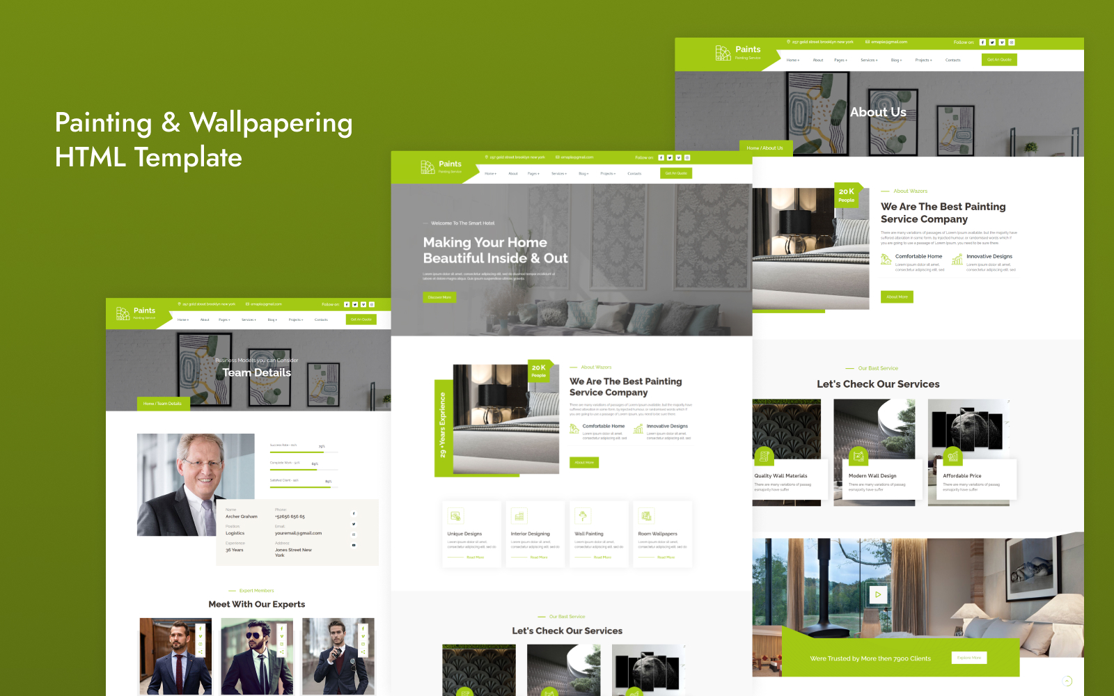 Paints-Painting & Wallpapering HTML Template