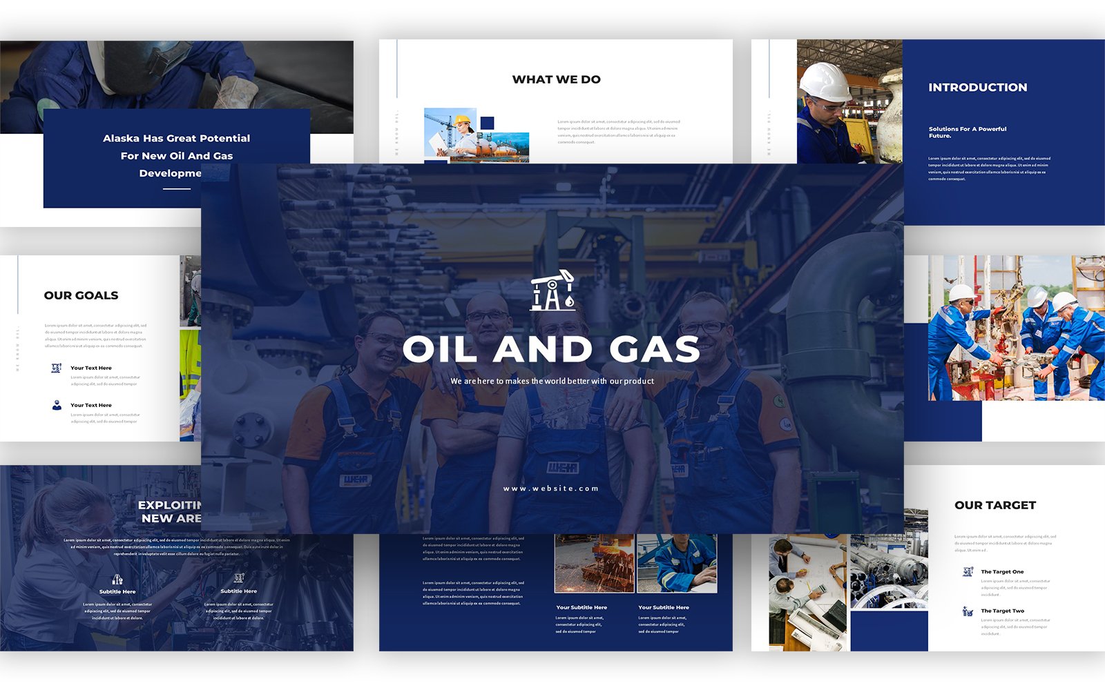 Oil & Gas Powerpoint Template