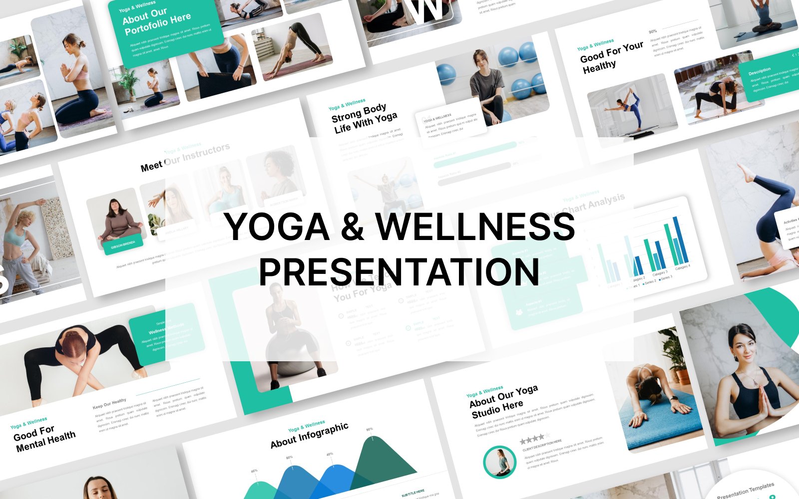 Yoga & Wellness Powerpoint Template Presentation