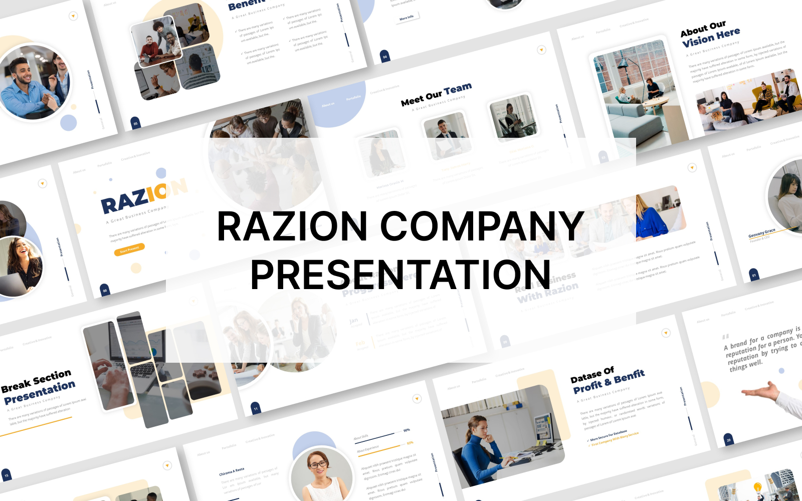 Razion Company Powerpoint Presentation Template