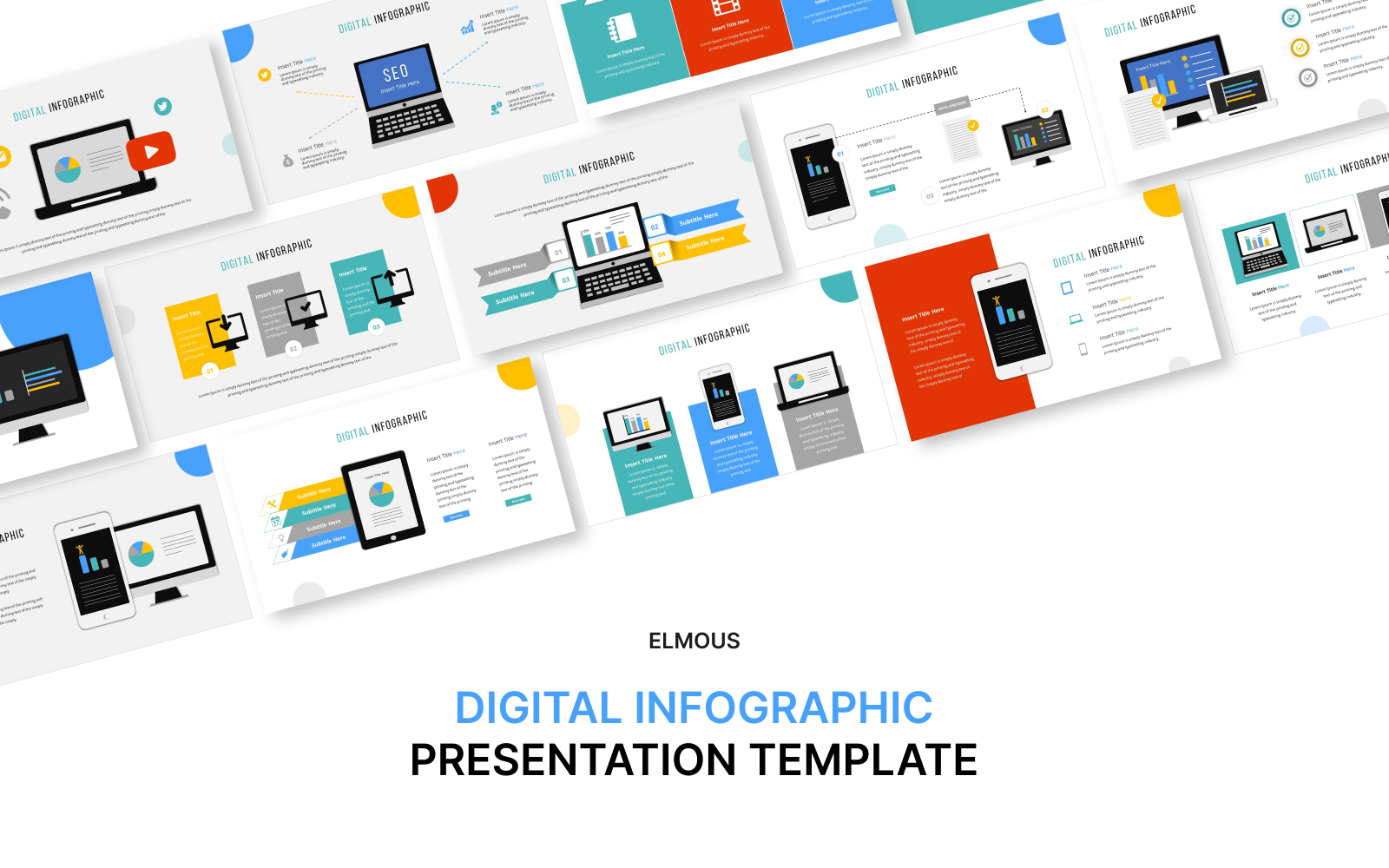 Digital Powerpoint Infographic Template