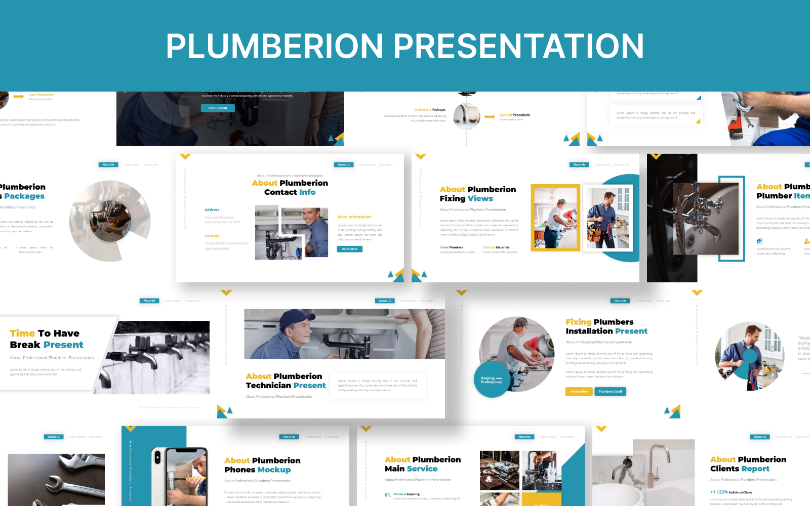 Plumberion Powerpoint Presentation Template