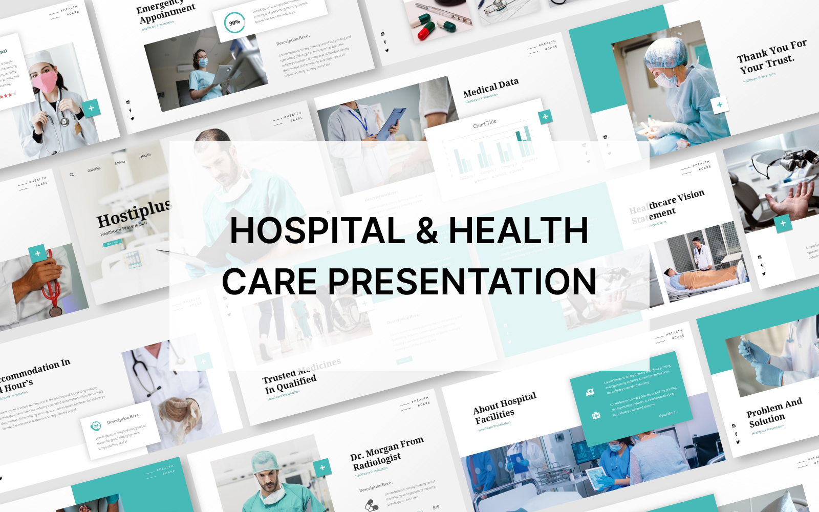 Hostiplus - Hospital & Health Care Powerpoint Presentation Template