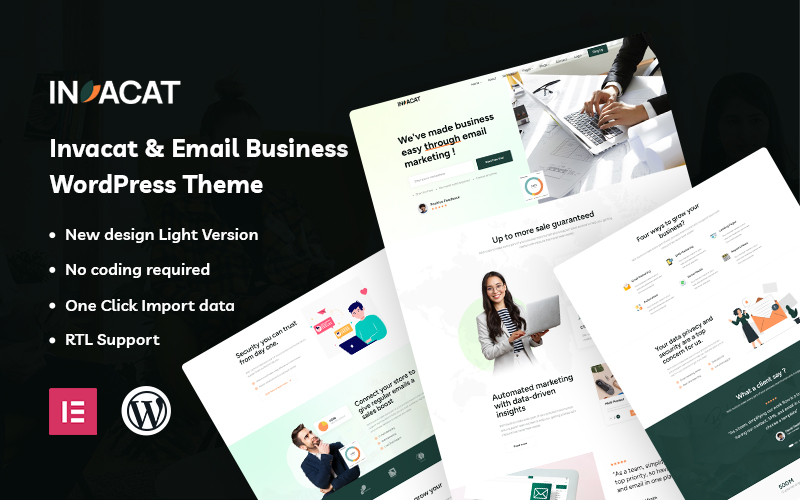 Invacat - Email Business WordPress Theme