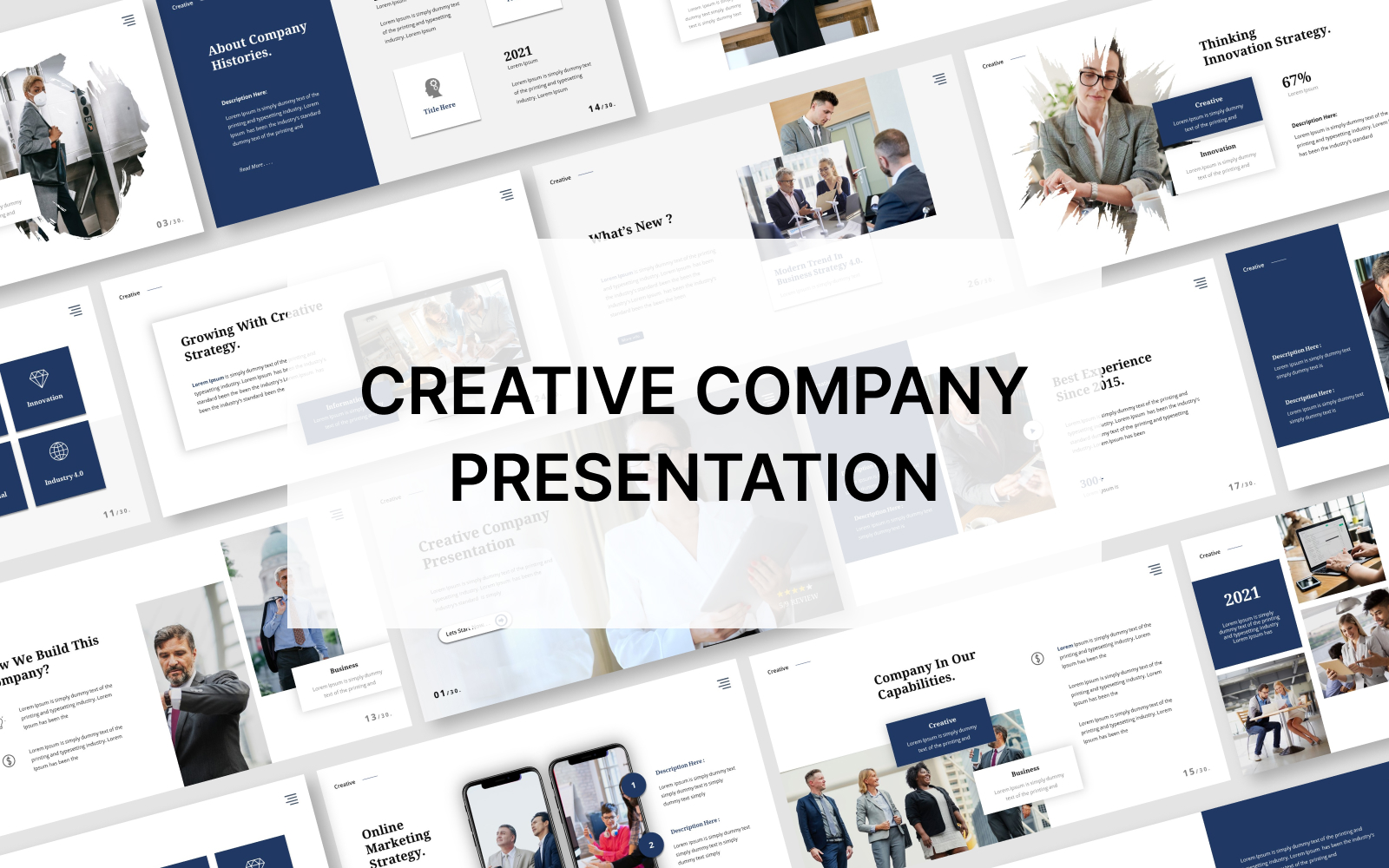 Creative Company Powerpoint Presentation Template