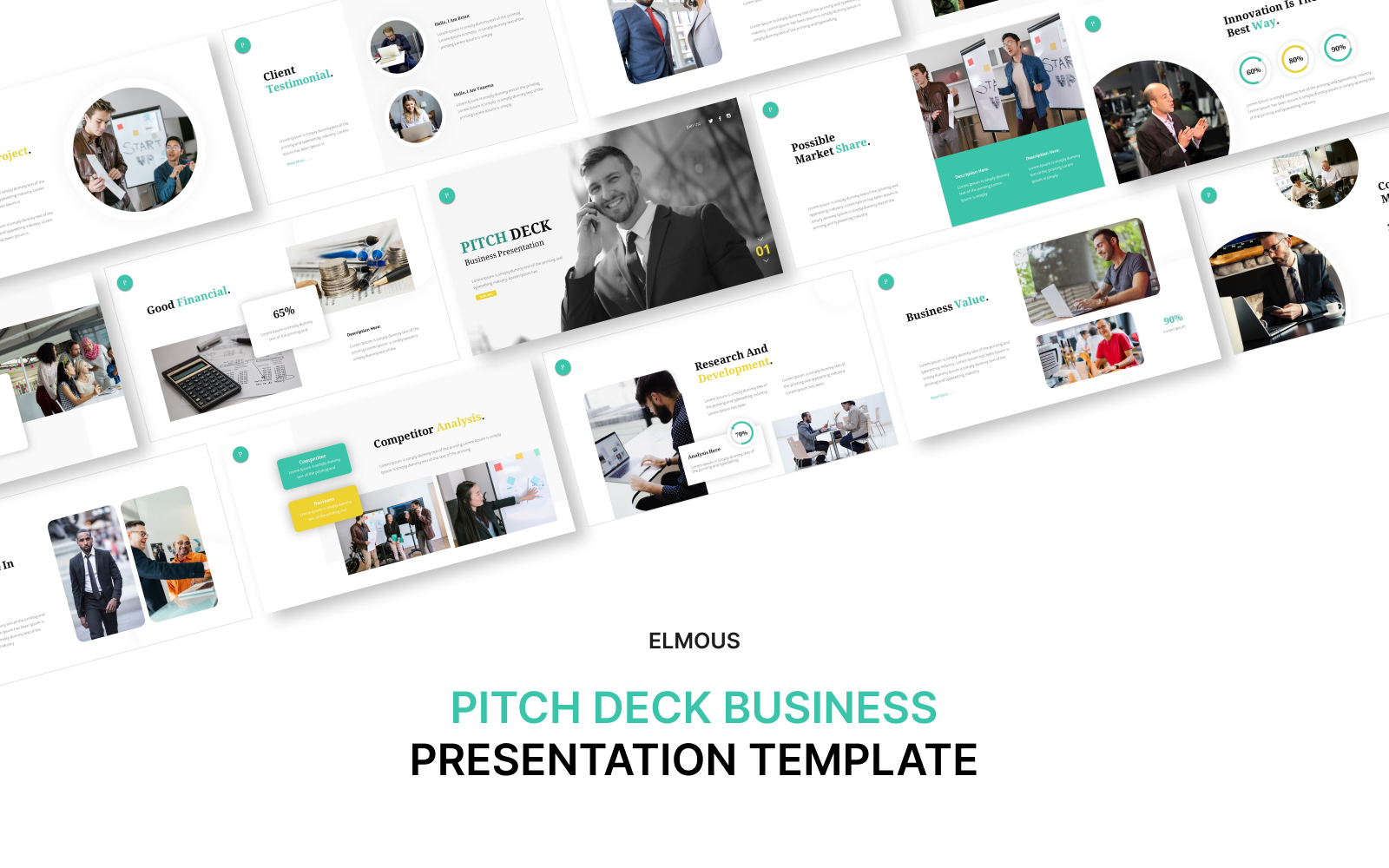 Pitch Deck Business Powerpoint Presentation Template