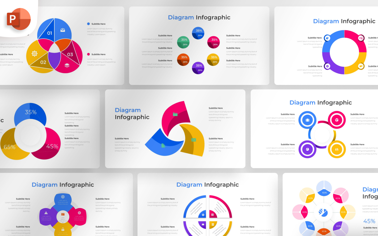 Diagram PowerPoint Infographic Template