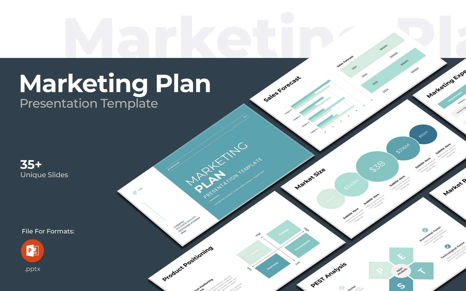 Marketing Plan PowerPoint Layout